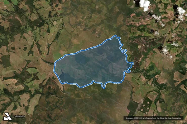 Imagem de satélite de FAZENDA RIBEIRÃO GRANDE L.D. TAQUARA - 001 em Mineiros - GO