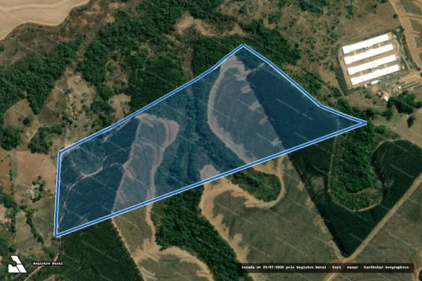 Imagem de satélite de Fazenda Paineiras - Fazenda Paineiras em Espírito Santo do Pinhal - SP