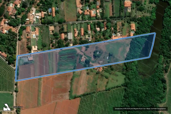 Imagem de satélite de Chácara Boa Esperança - GLEBA A em Limeira - SP