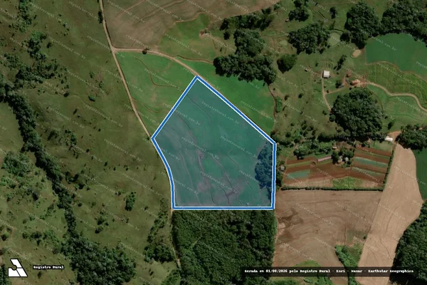 Imagem de satélite de LOTE 124 da GLEBA 104 ? COLONIA SANTO ANTONIO - Parte 1 em Santo Antônio do Sudoeste - PR