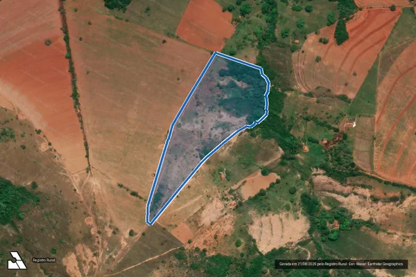 Imagem de satélite de FAZENDA ONÇA - Parte 1 em Presidente Olegário - MG
