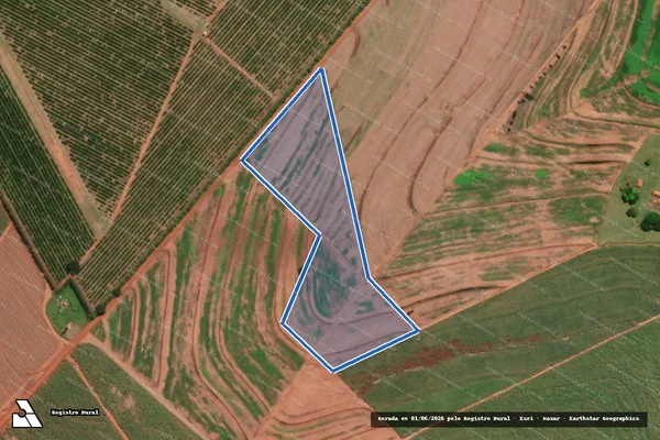 Imagem de satélite de FAZENDA MONTE ALEGRE M ? 15512 - Parte 1 em Bariri - SP