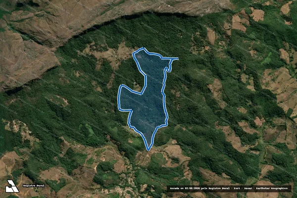 Imagem de satélite de FAZENDA ENGENHO - GLEBA 02 em Prados - MG