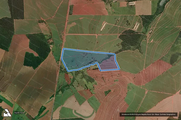 Imagem de satélite de Fazenda Bom Retiro - PARTE 1 em São Carlos - SP