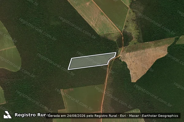 Imagem de satélite de Fazenda Mafra - Parte 1 em Santa Rita do Trivelato - MT