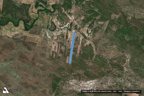 Imagem de satélite de Fazenda Boa Vista - Gleba 13 em Juvenília - MG