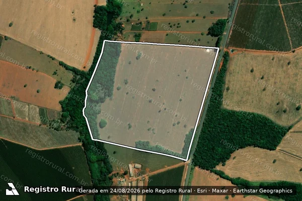 Imagem de satélite de Fazenda Vargem Grande - Parte 1 em Pimenta - MG