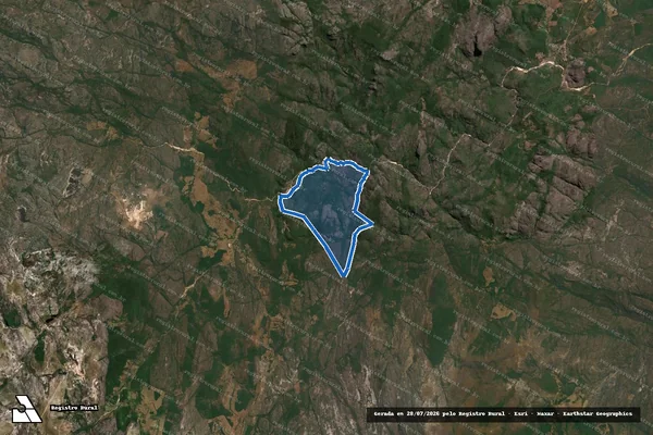 Imagem de satélite de FAZENDA PONTE QUEIMADA - GLEBA 1 em Diamantina - MG