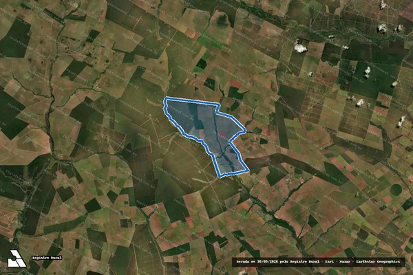 Imagem de satélite de Fazenda Três Barras - Gleba ?A? em Santa Rita do Pardo - MS