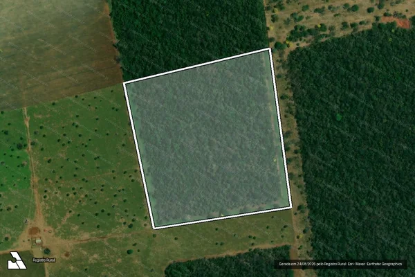 Imagem de satélite de FAZENDA ALVORADA ALEGRE C - Parte 3 em Pontes e Lacerda - MT
