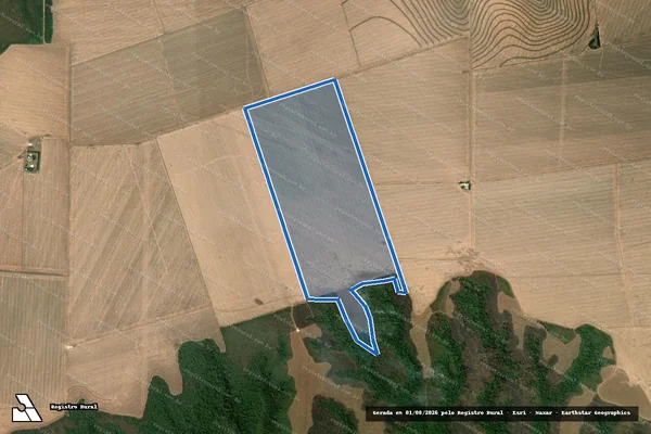 Imagem de satélite de LOTE RURAL Nº 7 ? ÁREA IRRIGADA - Parte 1 em Balsas - MA