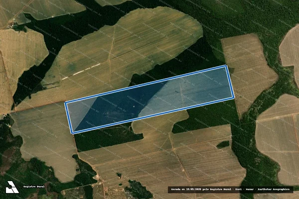 Imagem de satélite de Fazenda Tenente Portela - Rossano Nicolodi - CÉLIA em Santa Cruz do Xingu - MT