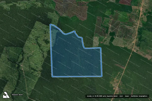 Imagem de satélite de FAZENDA CORACY ABA I - Parte 1 em Tapauá - AM