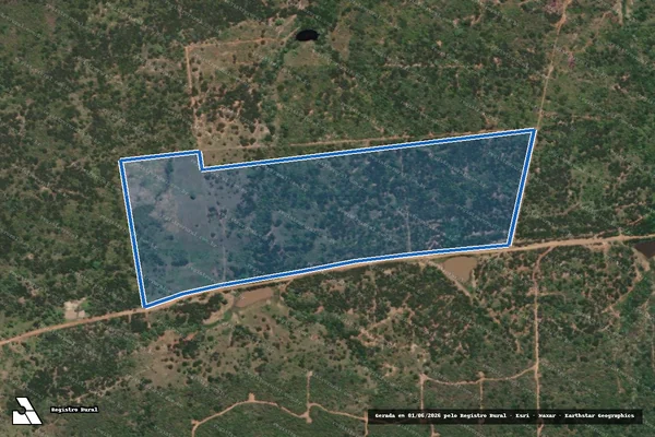 Imagem de satélite de PROJETO DE ASSENTAMENTO POTENGI - LOTE 115 - Parte 1 em Lagoa de Velhos - RN