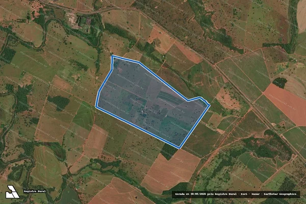 Imagem de satélite de FAZENDA CAMPO BELO - Parte 1 em Itapagipe - MG