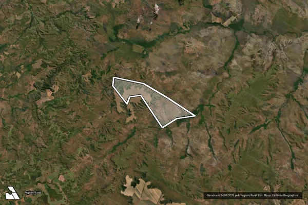 Imagem de satélite de FAZ. ROMARIA - Parte 1 em Fernando Falcão - MA