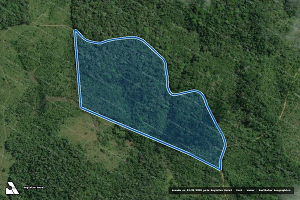 Imagem de satélite de Fazenda Gamboa - PARCELA 03 em Maraú - BA