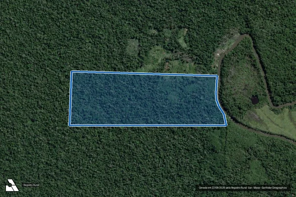 Imagem de satélite de COLONIA ALTO ALEGRE ? LOTE 159 ? GLEBA 03 ? ALTO PAMARI - Parte 1 em Lábrea - AM