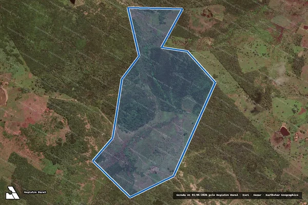 Imagem de satélite de Fazenda Sapucaia - Parcela 1 em Esperantina - PI