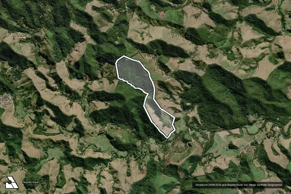 Imagem de satélite de Macuco - Parte 1 em Bocaina de Minas - MG