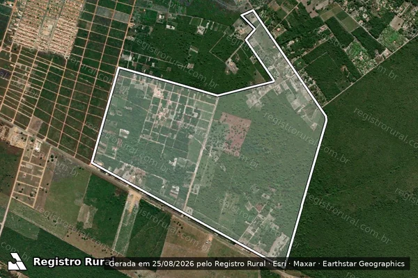 Imagem de satélite de FAZENDA SOL NASCENTE II GLEBA A - Gleba G em Barra do Corda - MA