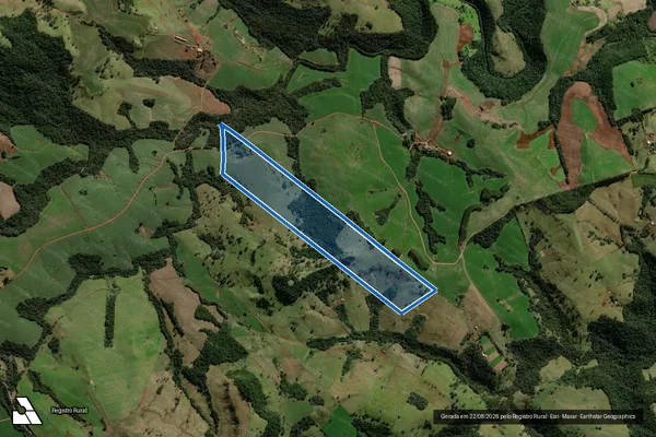Imagem de satélite de LOTE Nº 10-1 - LOTE Nº 10-1 em Luiziana - PR