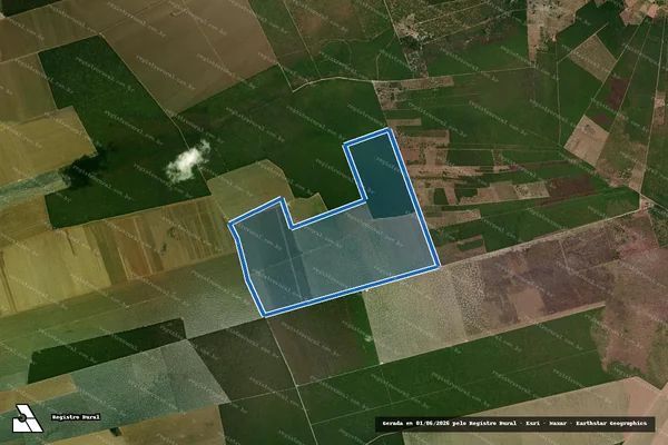 Imagem de satélite de FAZENDA TERRA VIVA - Parte 1 em Baianópolis - BA