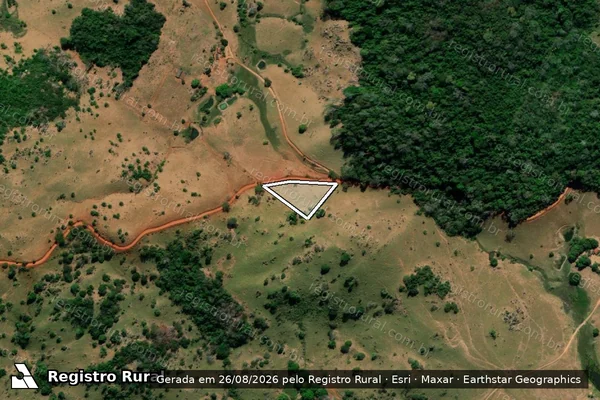 Imagem de satélite de Lote 198, Gleba 25, Setor Kernit - Parcela 02 em Espigão D'Oeste - RO