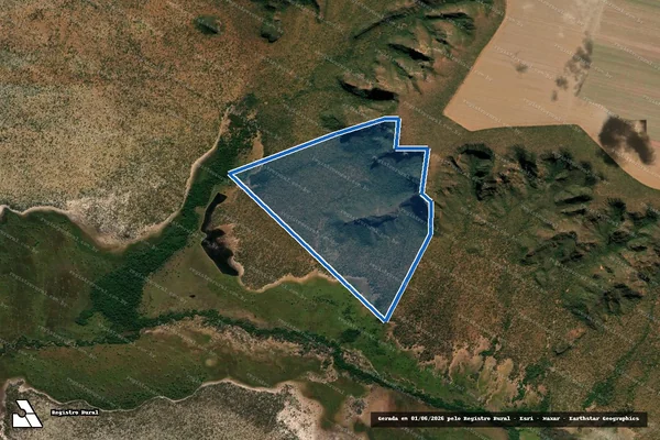 Imagem de satélite de FAZENDA POÇÕES ? LOCAL DENOMINADO BOQUEIRÃO - GLEBA A em São Domingos - GO