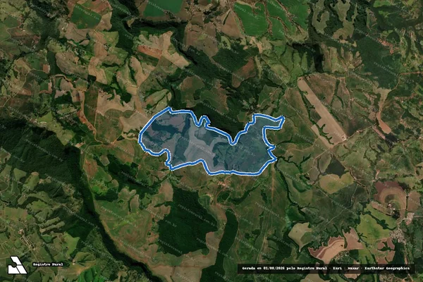 Imagem de satélite de FAZENDA MOCOCA - Parte 3 em Rio Branco do Ivaí - PR