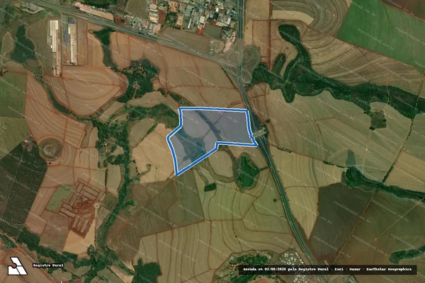 Imagem de satélite de Fazenda Aurora - Fazenda Aurora ? Gleba A em Cordeirópolis - SP