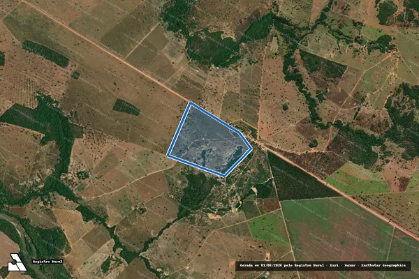 Imagem de satélite de FAZENDA SANTO ANTÔNIO - Parte 1 em Fazenda Nova - GO