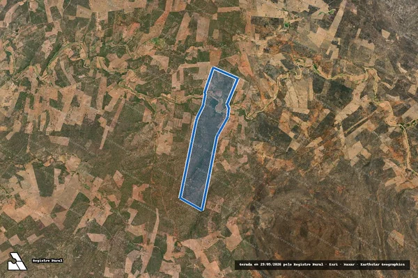 Imagem de satélite de CALDEIRÃO DATA CHAPÉU - Parte 1 em Acauã - PI
