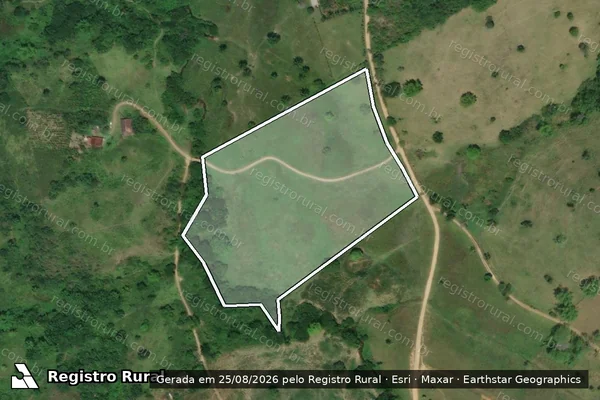Imagem de satélite de Fazenda Sao Jose Dois - PARCELA 01 em Muniz Ferreira - BA
