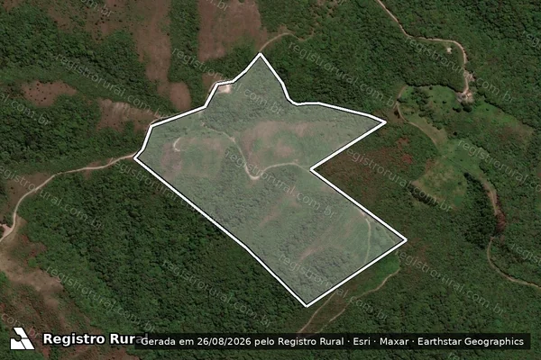 Imagem de satélite de Fazenda Guabiroba - Parte 1 em Castro - PR