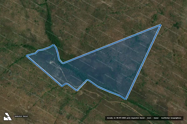 Imagem de satélite de FAZENDA PARAÍSO -DEN. ROCHEDO - Parte 1 em Alto Paraíso de Goiás - GO