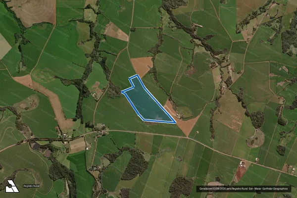 Imagem de satélite de Agropecuária Missio - 3M ? V - Agropecuária Missio - 3M ? V em Espumoso - RS