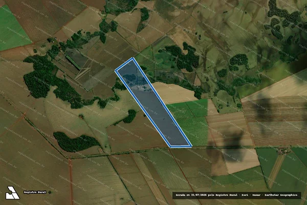 Imagem de satélite de Fazenda Quatro Marcos - 02 - Parcela 1 em Dourados - MS