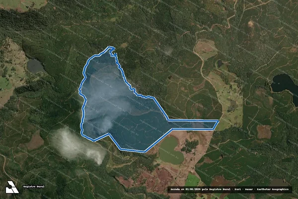 Imagem de satélite de Fazenda Campina III - Fazenda Campina III em Calmon - SC