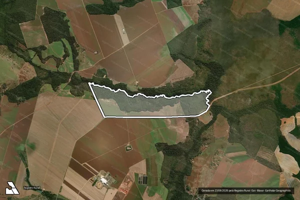 Imagem de satélite de Fazenda Santa Fé I - PARTE 1 em Diamantino - MT
