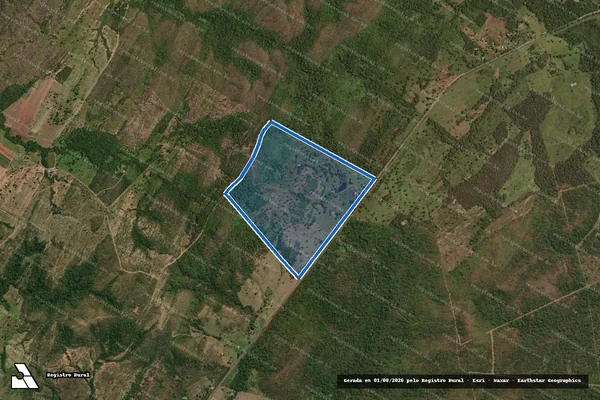 Imagem de satélite de Fazenda Boi da Serra - Parcela 1 em Poconé - MT