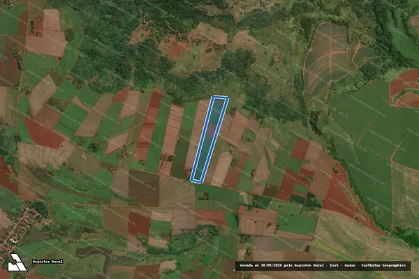Imagem de satélite de P.A. Bela Vista do Chibarro - Gleba 124 - Lote 22 - Gleba 124 ? Lote 22 em Araraquara - SP
