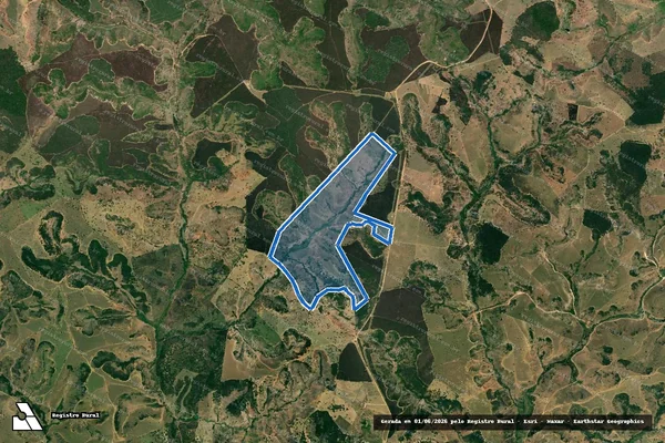 Imagem de satélite de Fazenda Boa Sorte (Parte) - Parte 1 em Carlos Chagas - MG