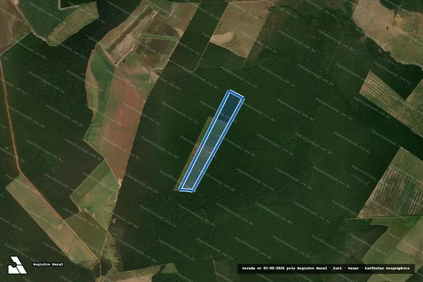 Imagem de satélite de Fazenda Brondani II - Parte 1 em Santa Rita do Trivelato - MT