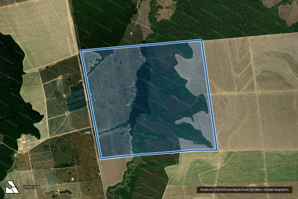 Imagem de satélite de FAZENDA ESMERALDA - Parcela 1 em Paragominas - PA