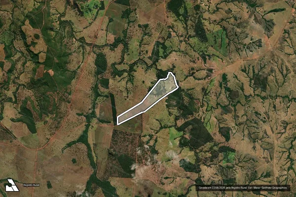 Imagem de satélite de FAZENDA RICA LD SANTA CLARA - Parte 1 em Ivolândia - GO