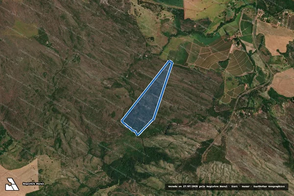 Imagem de satélite de FAZENDA CAPÃO DO MEL, LAGOA E CUPINS - GLEBA 01 em Sacramento - MG