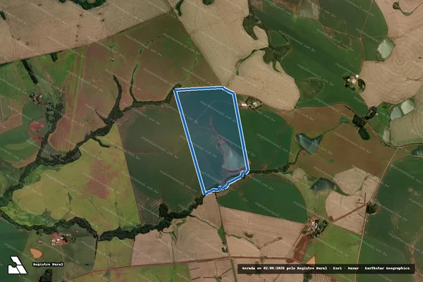 Imagem de satélite de Agropecuária Santo Antônio - Agropecuária Santo Antônio II em São Miguel das Missões - RS