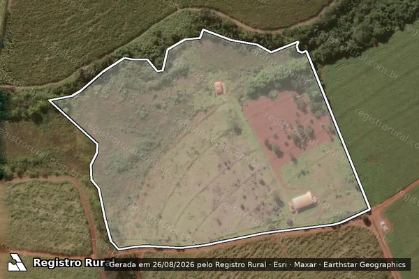 Imagem de satélite de Fazenda Cachoeirinha - Gleba F em Campos Novos Paulista - SP