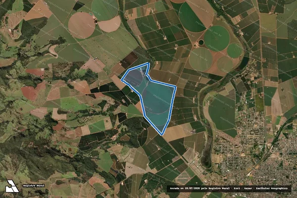 Imagem de satélite de Fazenda Catanduva - Parcela 1 em Araguari - MG